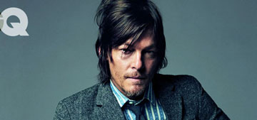Norman Reedus of The Walking Dead smolders in  GQ: hot or greasy?