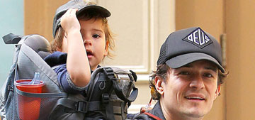 “Orlando Bloom & Flynn walking in NYC will make your ovaries pop” links