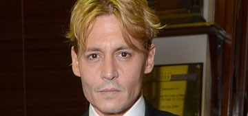Johnny Depp shows off his new, blonde hair in London: unflattering or hot?