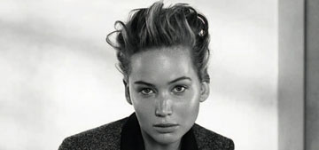 Jennifer Lawrence in tailored businesswear for Miss Dior: stellar or tired & greasy?