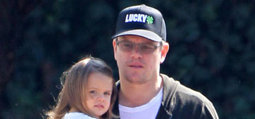 Matt Damon’s getting pap’d with his kids more often now that he lives in LA