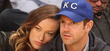 Olivia Wilde & Jason Sudeikis do PDA at Lakers game, are ‘fast tracking’ wedding
