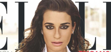 Lea Michele covers Elle: ‘I never thought I would be in this position in my whole life’