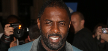 Idris Elba wore a pimp coat to Bazaar Women of the Year event: sexy or trashy?
