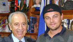 Former Israeli PM asks DiCaprio to help with peace in Middle East