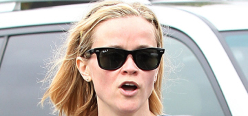 Reese Witherspoon shows off her new bob haircut: is she copying Jennifer Aniston?