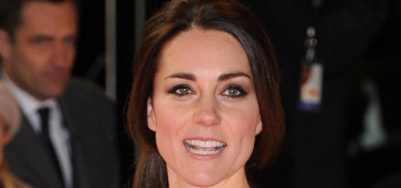 Duchess Kate repeats a cream Roland Mouret gown: stunning & lovely?