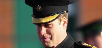 “Prince William looked fantastic in his Royal Air Force uniform” links