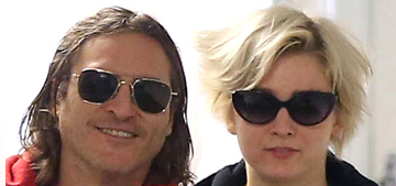Joaquin Phoenix, 39, looks happy & loved up with Allie Teilz, 19: creepy or cute?