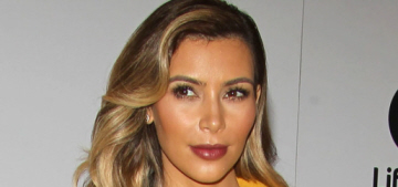 Kim Kardashian in mustard at THR’s breakfast event: awful or not that bad?