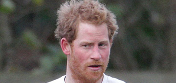 Prince Harry was sweaty & furry on Christmas Day with Prince William: hot?