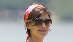 Katie Holmes looks pale and pregnant in Rio de Janeiro