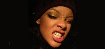 Rihanna smokes a joint in Times Square & shows off gold tooth: trashy or simply RiRi?
