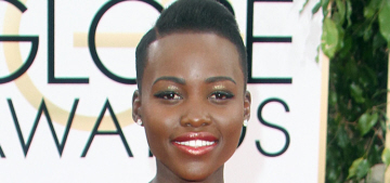 Lupita Nyong’o in caped Ralph Lauren: one of the best looks of the Globes?