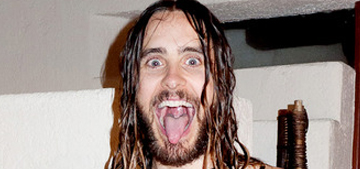 Jared Leto celebrates Globes win with an Uncle Terry shoot: gross or hot?
