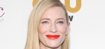 Cate Blanchett in Lanvin at the Critics Choice: sack-fug or sack-fabulous?