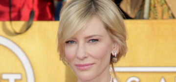 Cate Blanchett in pale pink Givenchy at the SAGs: fabulous or unflattering?