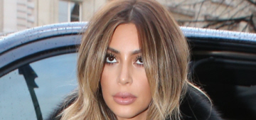Kim Kardashian’s leather-on-leather ensemble in Paris: tacky, gross or chic?