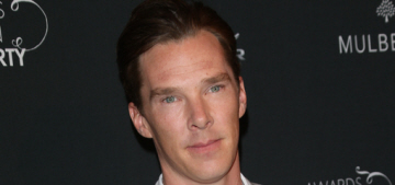 Benedict Cumberbatch: ‘I still take public transport & ride a motorbike’