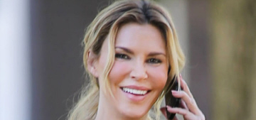 Brandi Glanville’s worried she & her big mouth might be kicked off of ‘RHOBH’