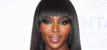 Naomi Campbell in Michael Kors at the TV Awards in London: plastic or fierce?