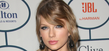 Taylor Swift in Zuhair Murad at the Clive Davis pre-Grammy party: best-dressed?