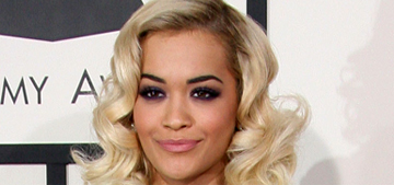 Rita Ora in shiny Lanvin at the Grammys: cheap looking or gorgeous?