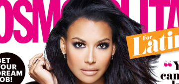 Naya Rivera looks really different in Cosmo Latina: plastic surgery or just makeup?