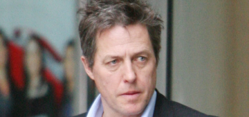 Hugh Grant’s third baby ‘does not look like him,’ claims baby-mama’s relative