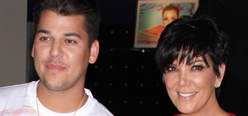 Did Kris Jenner call Rob Kardashian ‘a fat slob’ & ‘an embarrassment to the family’?