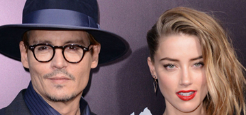 Amber Heard & Johnny Depp make their coupley red carpet debut: how did they do?