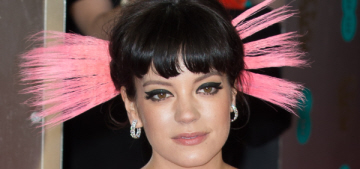 Lily Allen in acid-trip Vivienne Westwood at the BAFTAs: try-hard or amazing?