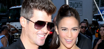 Paula Patton decided to end the marriage, Robin Thicke tried to talk her out of it