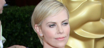 Charlize Theron brings the drama in black Dior, diamonds: stunning or repetitive?