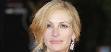 Julia Roberts in black lace Givenchy at the Oscars: widow-fug or sort of cute?