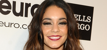 Vanessa Hudgens in Philosophy at the Elton John party: gorgeous or funny?