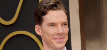 Benedict Cumberbatch went to the Oscar parties with Michael Fassbender