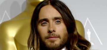 Star: Jared Leto grabbed a stripper’s neck while she gave his brother a lap dance