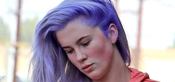 Ireland Baldwin & Nicole Richie both have purple hair: who works it best?