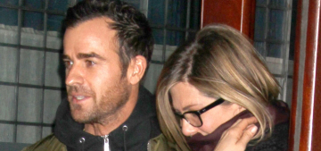Jennifer Aniston & Justin Theroux’s NYC trip was sponsored by SmartWater