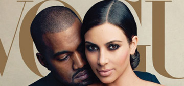 Kim Kardashian and Kanye West cover the April issue of Vogue (update)