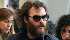 Joaquin Phoenix brings the crazy to the airport, explains new look