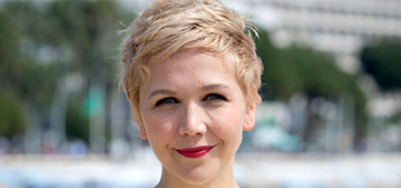 Maggie Gyllenhaal goes platinum blonde at Cannes: lovely or frumpy?
