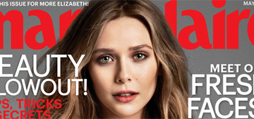 Elizabeth Olsen & Elle Fanning’s Marie Claire covers: who looks more striking?
