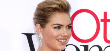 Kate Upton in a grey Dolce & Gabbana at LA premiere: unflattering or cute?