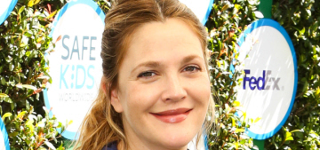 “Drew Barrymore says she doesn’t even have a babysitter” links
