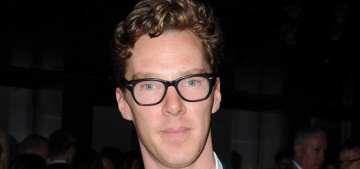 Benedict Cumberbatch, suited & bespectacled in London: would you hit it?