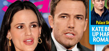 Star Magazine: Ben Affleck & Jennifer Garner are ‘falling apart’, fight all the time