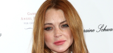 Lindsay Lohan in a Julien Macdonald mini in London: blitzed or not that bad?