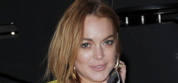 Lindsay Lohan got $150,000 to just go away, so she’s blowing through it in Cannes